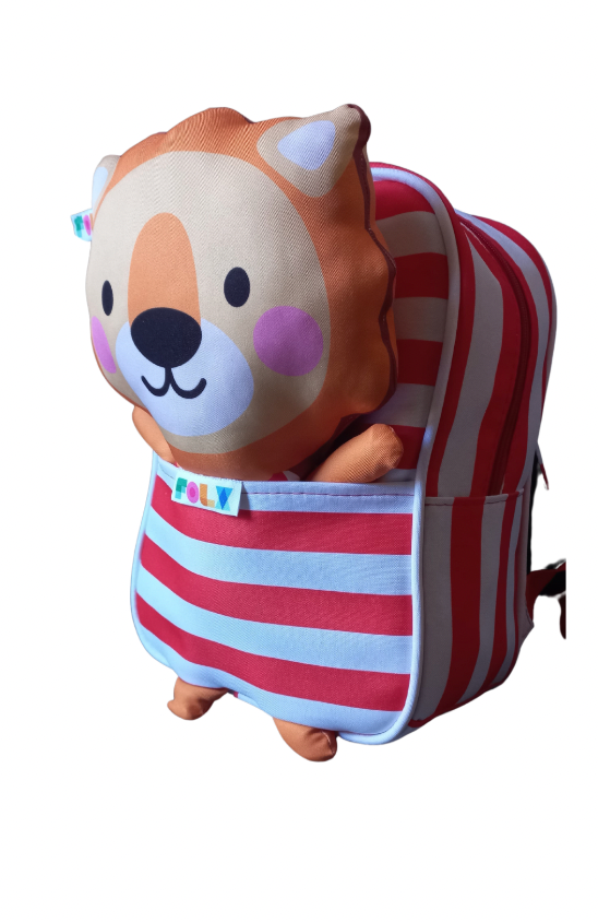 Mochila Rayas con León