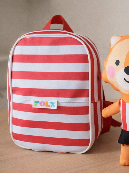 Mochila Rayas Rojiblancas