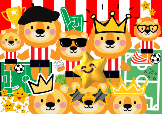 Puzle de 120 piezas Leioak - Leones Rojiblancos